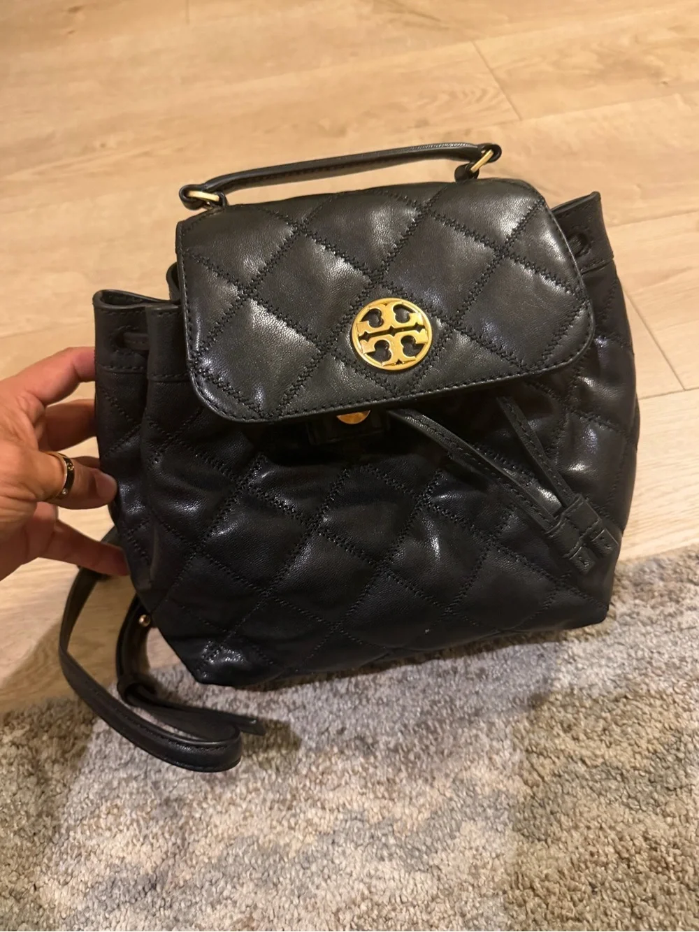 Tory Burch compact quilted